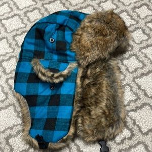 Fake fur winter hat